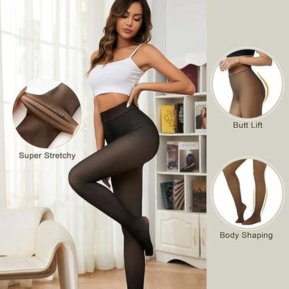Fleece High Rise Leggings for Women